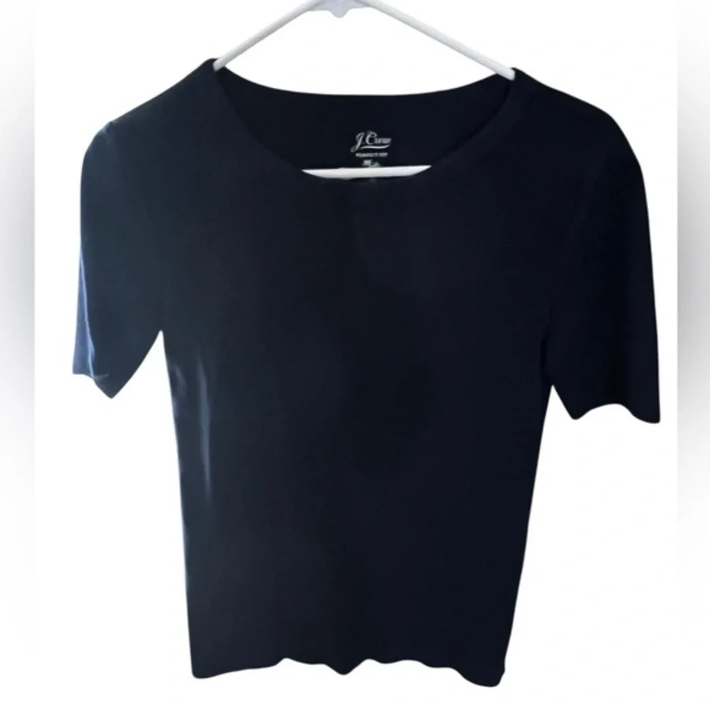 J. Crew Dark Blue Perfect Fit Tee